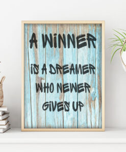 Text Poster A WINNER