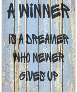 Alternative view of Text Poster A WINNER