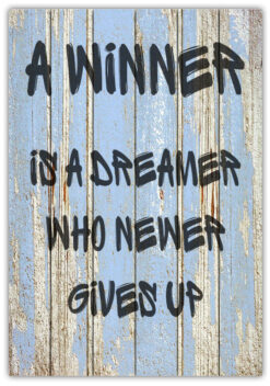 Alternative view of Text Poster A WINNER