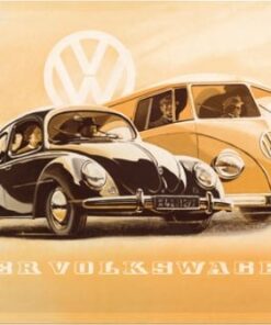 Plåtskylt - Der Volkswagen (40x30)