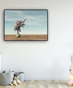 Alternative view of Elefant på Badboll