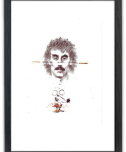 Lasse Åberg - Self Portrait 21X30 med ram