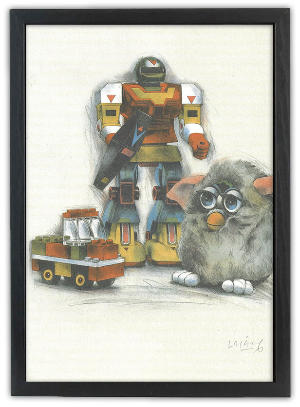 Lasse Åberg - NUTIDA FAVORITER 21X30 med ram