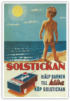 Nostalgiskt retro Solstickan 30x40cm - Bild 4