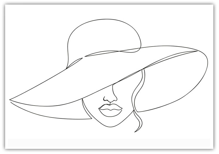 Line Art hatt fashion 2