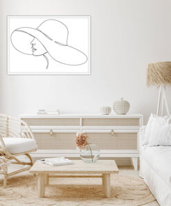 Alternative view of Line Art hatt fashion 1