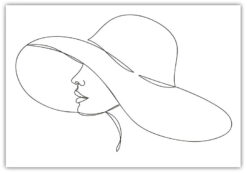 Line Art hatt fashion 1