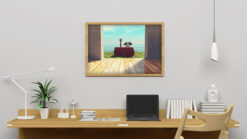 Alternative view of Blickar mot havet poster
