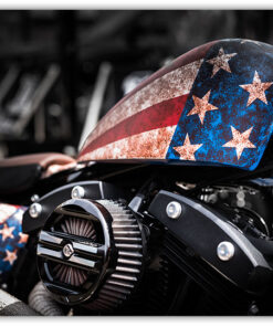 Harley Davidsson Motorcykel i vintage style
