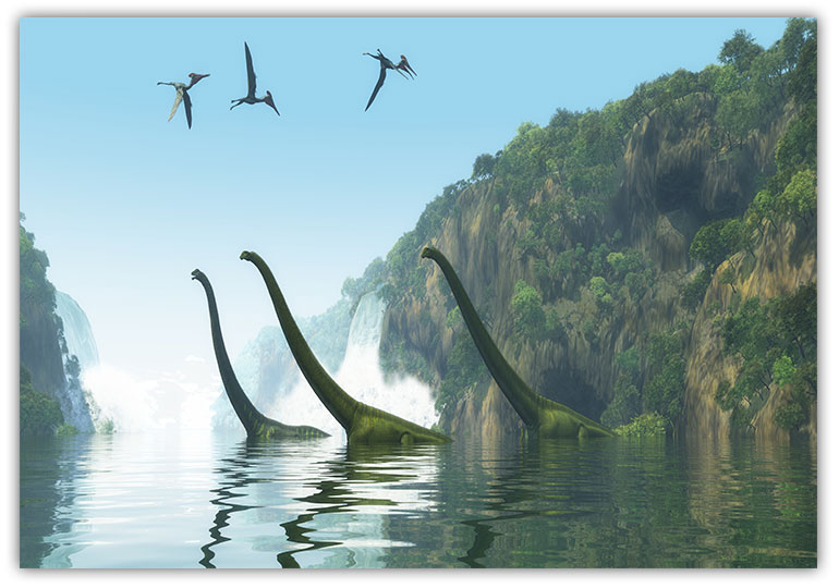 Poster Dinosaurier 4