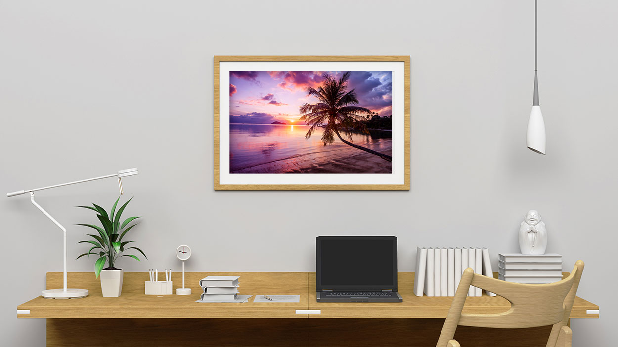 Solnedgång Tropical beach Poster - Bild 3