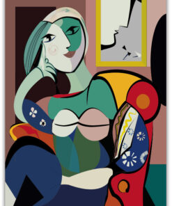 Colorful abstract, inspired by Picasso Poster