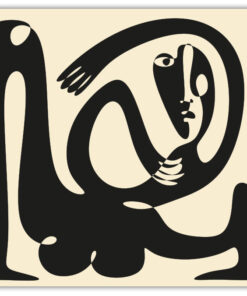 Abstrakt Picasso inspiration Poster