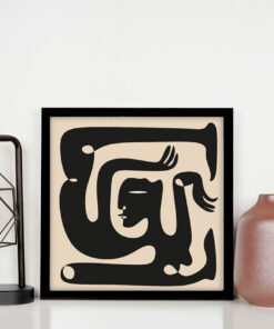 Alternative view of Abstrakt Picasso inspiration Poster