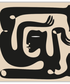 Abstrakt Picasso inspiration Poster
