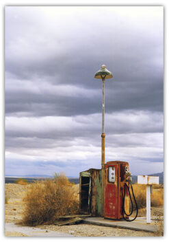 Vintage tankstation Poster