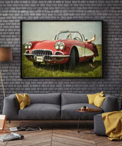 Alternative view of Frihet i Classisk Chevrolet Poster