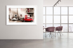 Röd Fiat Poster - Bild 3