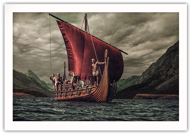 Vikingaskepp poster - Bild 2