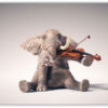 Elefant violinist