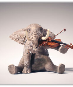 Elefant violinist