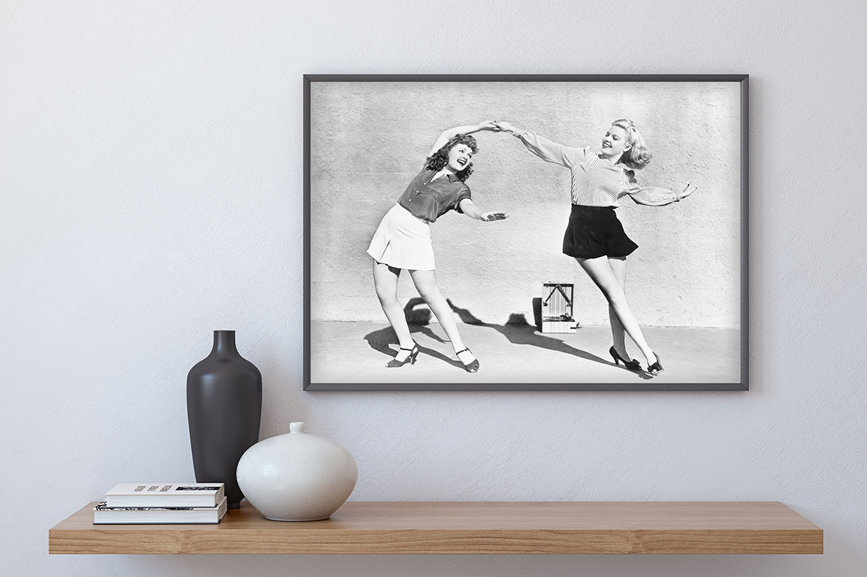Vintage utomhusdans Poster - Bild 3