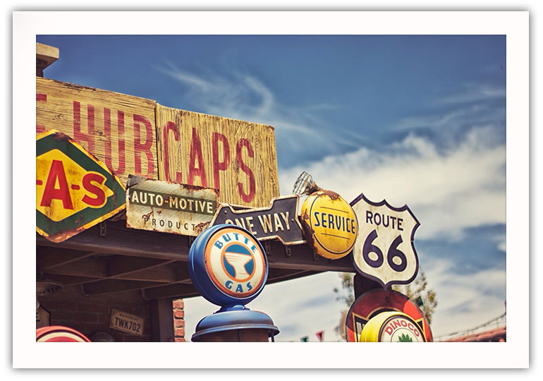 Retro Route 66 Tank station