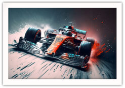 Alternative view of Formula 1 Car Poster