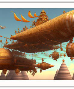 Alternative view of Fantasy flyg farkost poster