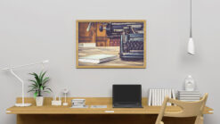 Vintage skrivmaskin Poster - Bild 4