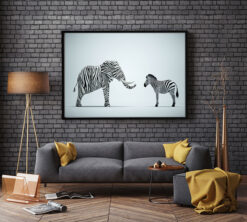 Elefant Zebra Poster - Bild 3