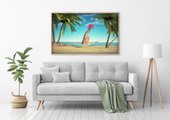 Giraff på semester Poster - Bild 3
