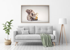 Elefant spelar saxofon Poster - Bild 5