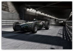 Vintage old F1-car