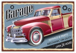 Garage Service & Parts Poster