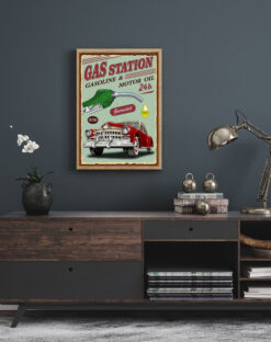 Alternative view of Gas Station Poster