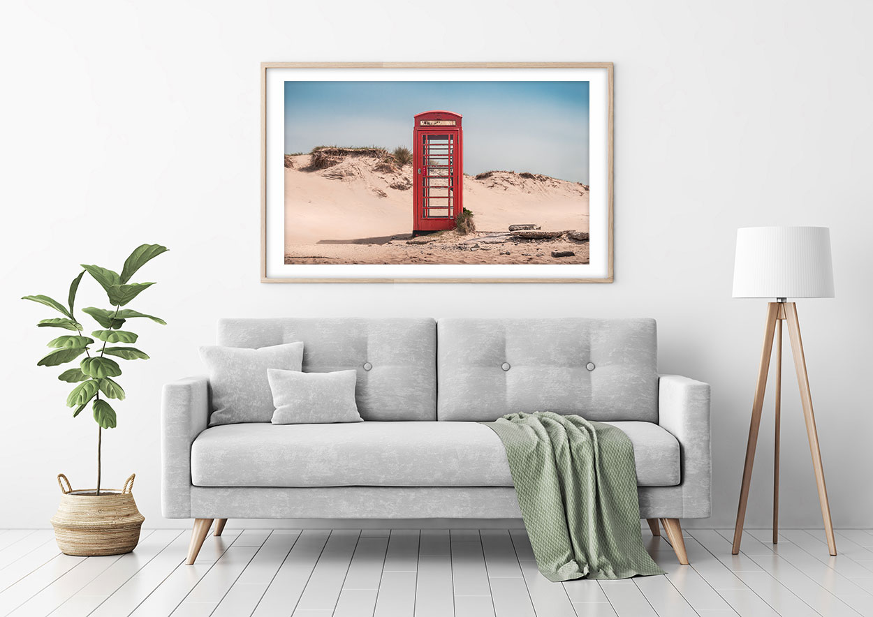 Vintage classics röd telefonbox poster - Bild 3