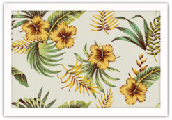 Tropical Vintage Hibiskus Poster - Bild 4