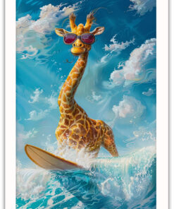 Alternative view of Giraff surfare Poster