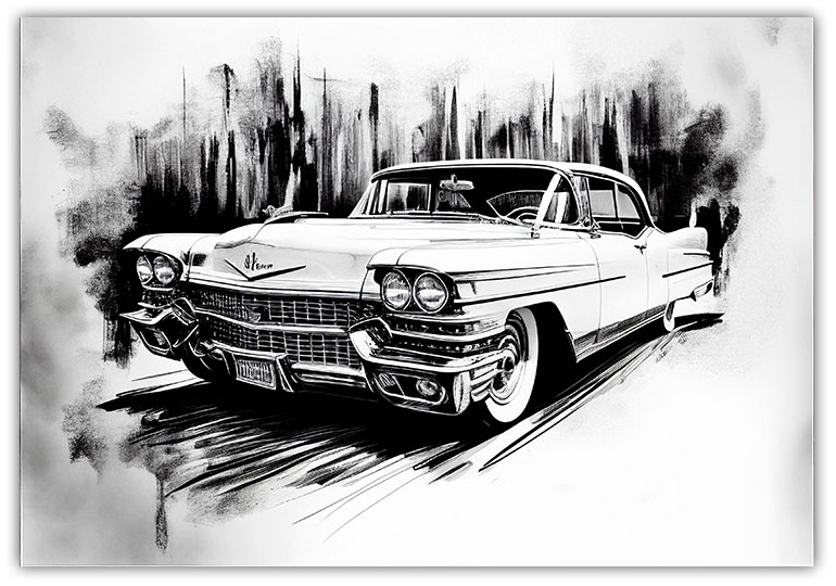 Classic Car Cadillac poster