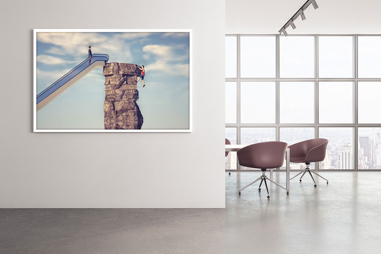 Enkla eller svåra vägen Poster - Bild 2