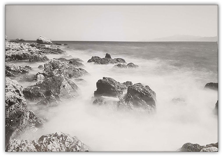 KLIPPOR I VATTENBRUS poster 50x70cm - Bild 2