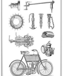 Alternative view of MOTORCYKEL poster (Lager)