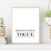 FASHION VOGUE poster 50x70cm