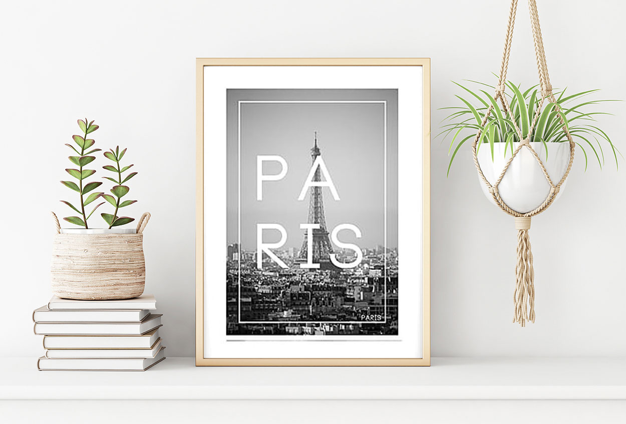 PARIS VY poster 50x70cm