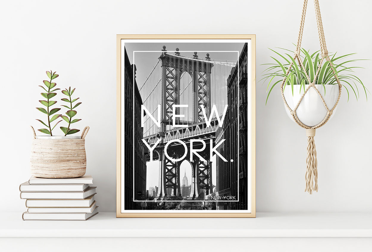 NEW YORK VY poster 50x70cm