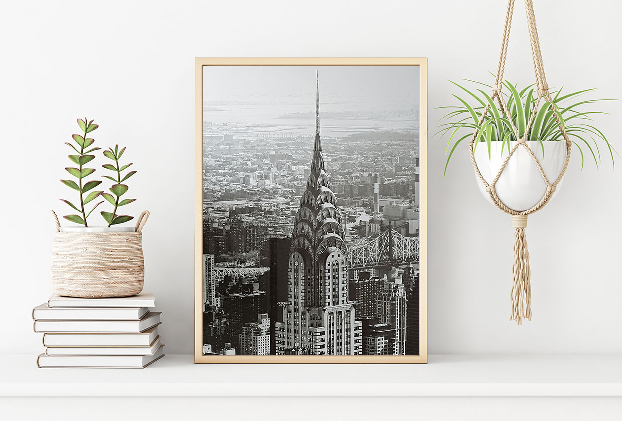 Chrysler Building poster 50x70cm