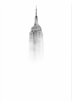 Alternative view of EMPIRE STATE BUILDING poster 50x70cm