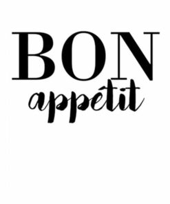Alternative view of BON APPETIT poster (Lager)