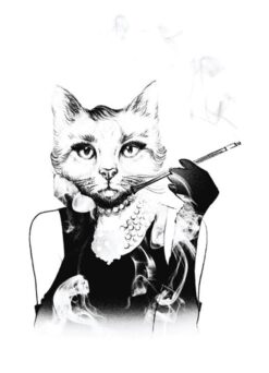 Alternative view of KATT ILLUSTRATION poster 50x70cm